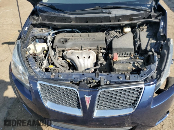 2009 Pontiac Vibe w/1SB with VIN 5Y2SP67029Z464784, listed as a Copart auction lot 75817904 with 117,560 mi miles and Clean Title. Bid and sale history available at carsss.com. Image 12.