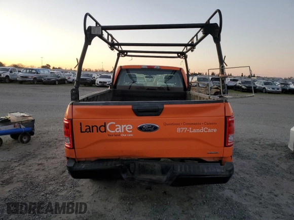 2016 Ford F-150 XL with VIN 1FTMF1CF5GKE51185, listed as a Copart auction lot 84257984 with 71,785 mi miles and Salvage Title. Bid and sale history available at carsss.com. Image 6.