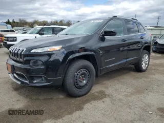 2017 Jeep Cherokee Overland with VIN 1C4PJMJS3HW551101, listed as a Copart auction lot 53347975 with 60,795 mi miles and Salvage title. Bid and sale history available at DreamBid. Image 1.