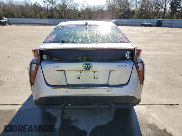 2017 Toyota Prius Two with VIN JTDKARFUXH3037331, listed as a Copart auction lot 89314285 with 74,619 mi miles and Salvage Title. Bid and sale history available at carsss.com. Image 6.