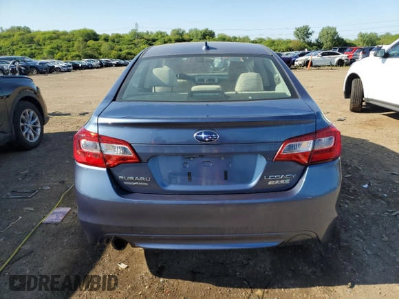 2017 Subaru Legacy Premium with VIN 4S3BNAC69H3056996, listed as a Copart auction lot 57795095 with 96,626 mi miles and Salvage title. Bid and sale history available at DreamBid. Image 6.
