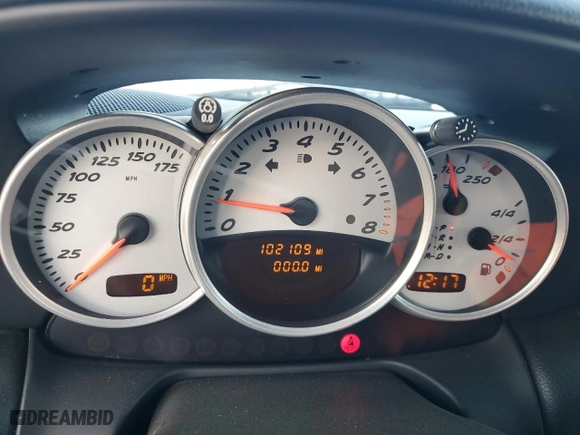 2003 Porsche Boxster S with VIN WP0CB29843U662463, listed as a Copart auction lot 78139614 with 102,109 mi miles and Salvage Title. Bid and sale history available at carsss.com. Image 9.