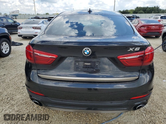 2017 BMW X6 sDrive35i with VIN 5UXKU0C33H0G69427, listed as a Copart auction lot 74011314 with 0 mi miles and Salvage Title. Bid and sale history available at carsss.com. Image 6.