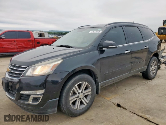 2015 Chevrolet Traverse LT with VIN 1GNKRGKD9FJ303893, listed as a Copart auction lot 59651775 with 162,961 mi miles and Salvage title. Bid and sale history available at DreamBid. Image 1.
