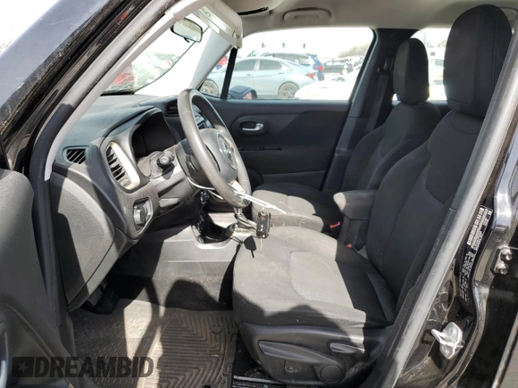 2015 Jeep Renegade Sport with VIN ZACCJBAT0FPB66962, listed as a Copart auction lot 49520865 with 110,151 mi miles and Salvage Title. Bid and sale history available at DreamBid. Image 7.