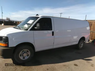 2020 Chevrolet Express Cargo Van with VIN 1GCWGBFP6L1146097, listed as a IAAI auction lot 41711459 with 68,793 mi miles. Bid and sale history available at carsss.com. Image 14.