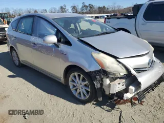 2012 Toyota Prius Two with VIN JTDZN3EU5C3075978, listed as a Copart auction lot 88451795 with 208,126 mi miles and Salvage Title. Bid and sale history available at DreamBid. Image 4.