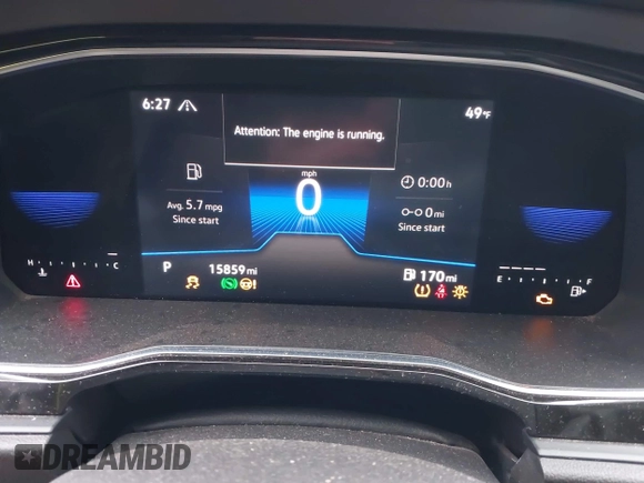 2023 Volkswagen Jetta SE with VIN 3VW7M7BU9PM013345, listed as a IAAI auction lot 42203990 with 15,859 mi miles and . Bid and sale history available at DreamBid. Image 7.