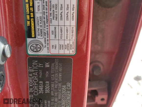 2011 Kia Forte SX с VIN KNAFW5A36B5353084, выставлен на аукционе Copart как лот 87106874 с пробегом 178 287 миль миль и Списание • Salvage title. История ставок и продаж доступна на DreamBid. Изображение 15.