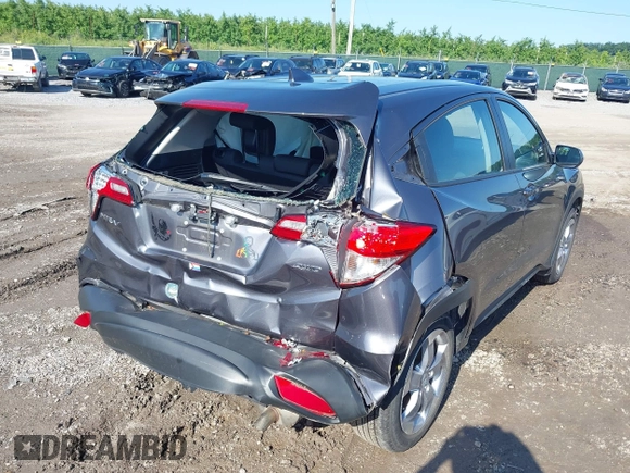 2022 Honda HR-V LX with VIN 3CZRU6H33NM763321, listed as a IAAI auction lot 42551177 with 14,395 mi miles and . Bid and sale history available at DreamBid. Image 4.