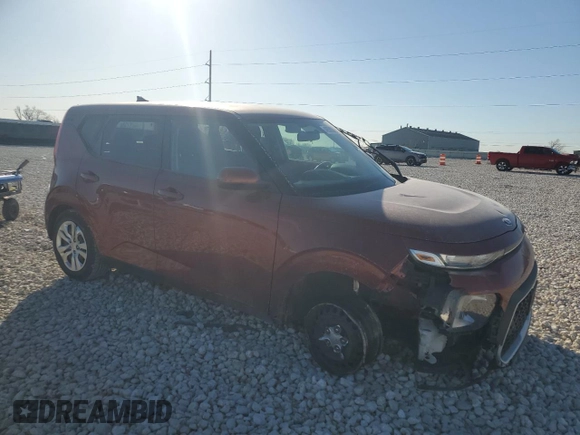 2020 Kia Soul LX with VIN KNDJ23AU7L7113991, listed as a Copart auction lot 48500365 with 145,644 mi miles and Salvage Title. Bid and sale history available at carsss.com. Image 4.