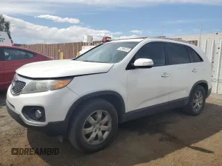 2012 Kia Sorento LX with VIN 5XYKT3A69CG306102, listed as a Copart auction lot 52996225 with 173,640 mi miles and Salvage Title. Bid and sale history available at carsss.com. Image 1.