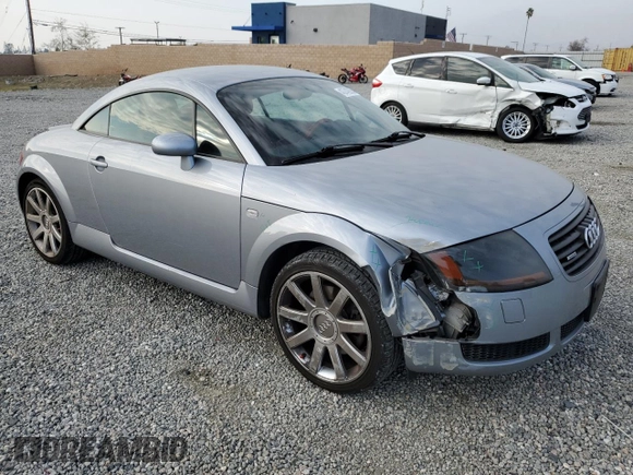 2002 Audi TT ALMS Edition with VIN TRUWT28N921024880, listed as a Copart auction lot 43742855 with 111,329 mi miles and Salvage title. Bid and sale history available at DreamBid. Image 4.