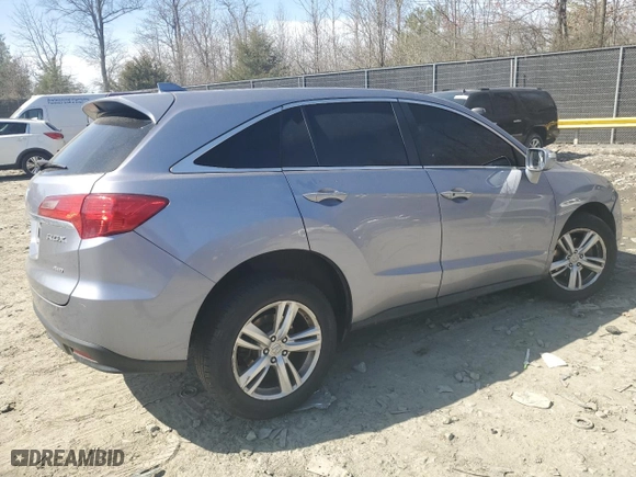 2015 Acura RDX with VIN 5J8TB4H36FL005595, listed as a Copart auction lot 49228855 with 95,344 mi miles and Salvage Title. Bid and sale history available at carsss.com. Image 3.