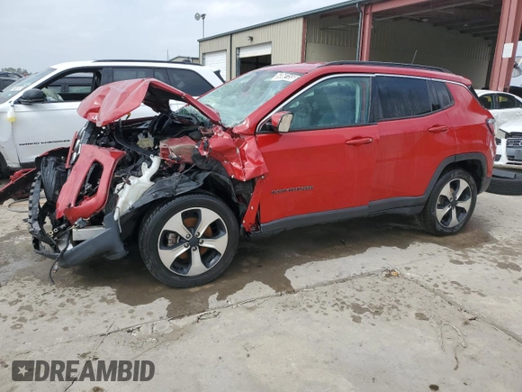 2018 Jeep Compass Latitude with VIN 3C4NJDBB1JT162555, listed as a Copart auction lot 50368155 with Not Provided miles and Clean Title. Bid and sale history available at DreamBid. Image 1.