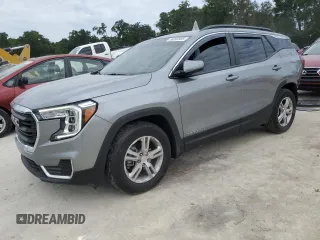 2023 GMC Terrain SLE z VIN 3GKALMEG1PL178414, wystawiony jako Copart lot #56093585 z przebiegiem 13 398 mil mil oraz Szkoda całkowita • Salvage title. Historia ofert i sprzedaży dostępna na DreamBid. Obrazek 1.