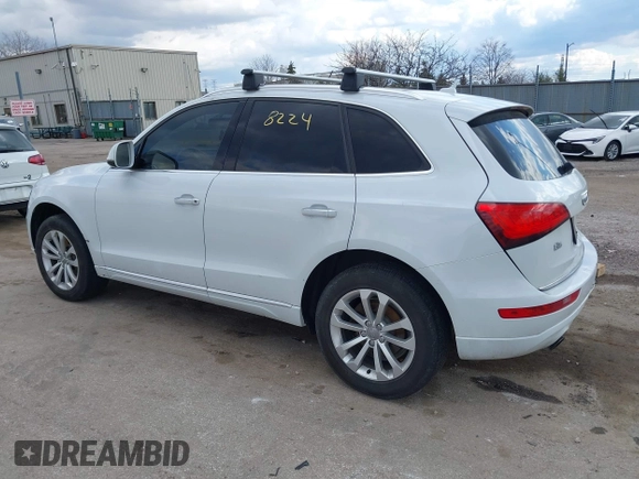 2016 Audi Q5 Premium Plus with VIN WA1L2AFPXGA136183, listed as a IAAI auction lot 41898224 with 117,640 mi miles. Bid and sale history available at carsss.com. Image 3.