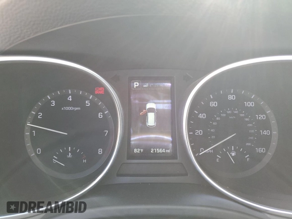 2018 Hyundai Santa Fe 2.4L with VIN 5NMZUDLB7JH106169, listed as a Copart auction lot 64465735 with 21,564 mi miles and Salvage title. Bid and sale history available at DreamBid. Image 9.