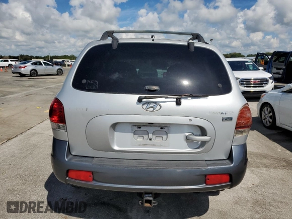 2005 Hyundai Santa Fe GLS with VIN KM8SC13E25U002566, listed as a Copart auction lot 73711124 with 152,245 mi miles and Salvage Title. Bid and sale history available at carsss.com. Image 6.