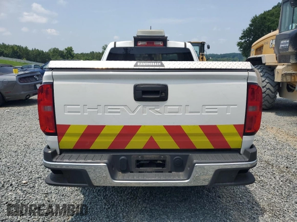 2022 Chevrolet Colorado 2WD Work Truck with VIN 1GCHSBEA0N1140626, listed as a Copart auction lot 59735485 with 90,701 mi miles and Salvage title. Bid and sale history available at DreamBid. Image 6.