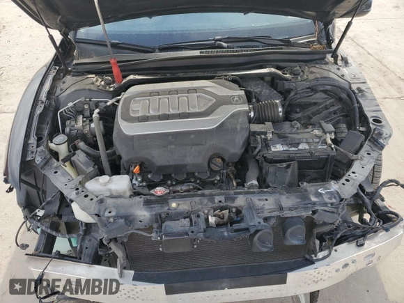 2015 Acura RLX Advance with VIN JH4KC1F93FC001340, listed as a Copart auction lot 82438264 with 115,370 mi miles and Salvage title. Bid and sale history available at DreamBid. Image 11.