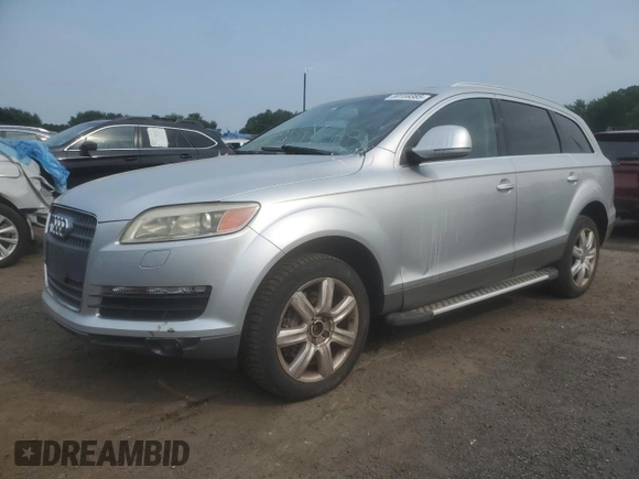 2007 Audi Q7 Premium with VIN WA1BY74L67D085907, listed as a Copart auction lot 59159385 with 181,303 mi miles and Salvage title. Bid and sale history available at DreamBid. Image 1.