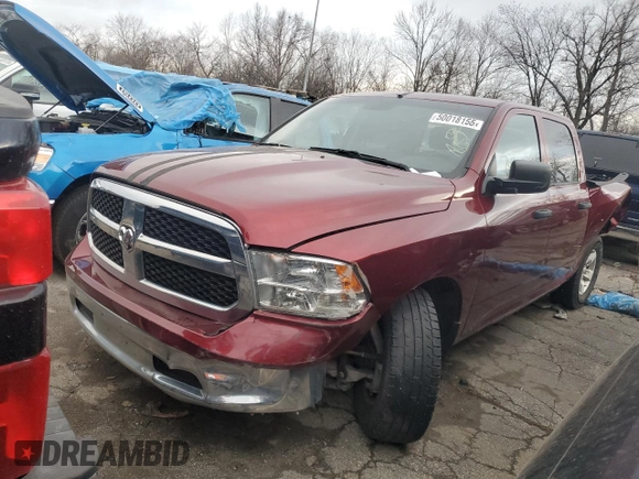2021 Ram 1500 Tradesman z VIN 1C6RR7KT7MS580197, wystawiony jako Copart lot #50018155 z przebiegiem 70 644 mil mil oraz Czysty tytuł • Clean title. Historia ofert i sprzedaży dostępna na DreamBid. Obrazek 1.