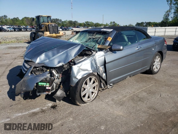 2008 Chrysler Sebring Limited with VIN 1C3LC65M38N676562, listed as a Copart auction lot 52184965 with Not Provided miles and Salvage Title. Bid and sale history available at carsss.com. Image 1.