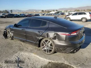 2022 Kia Stinger GT1 with VIN KNAE45LCXN6106633, listed as a Copart auction lot 82235434 with 72,786 mi miles and Salvage Title. Bid and sale history available at DreamBid. Image 2.