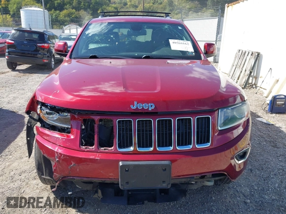 2014 Jeep Grand Cherokee Laredo with VIN 1C4RJFAG8EC262292, listed as a IAAI auction lot 40568162 with 124,871 mi miles and . Bid and sale history available at DreamBid. Image 13.