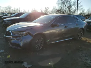 2019 Acura TLX w/Technology Pkg with VIN 19UUB2F41KA007765, listed as a Copart auction lot 81740054 with 75,489 mi miles and Salvage Title. Bid and sale history available at carsss.com. Image 1.