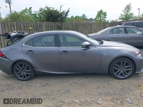 2015 Lexus IS 250 with VIN JTHCF1D25F5029646, listed as a IAAI auction lot 42170729 with 84,509 mi miles and . Bid and sale history available at DreamBid. Image 13.