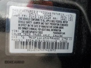 2019 Nissan Sentra S with VIN 3N1AB7AP4KY413893, listed as a Copart auction lot 85061964 with 93,833 mi miles and Non Repairable. Bid and sale history available at DreamBid. Image 13.