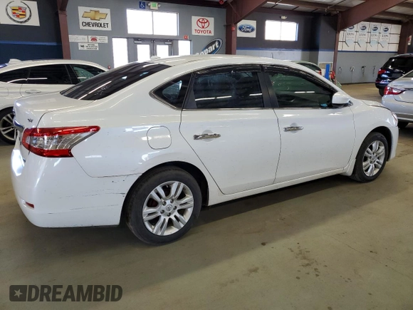 2013 Nissan Sentra SV with VIN 3N1AB7AP2DL793879, listed as a Copart auction lot 52667045 with 104,297 mi miles and Clean Title. Bid and sale history available at DreamBid. Image 3.
