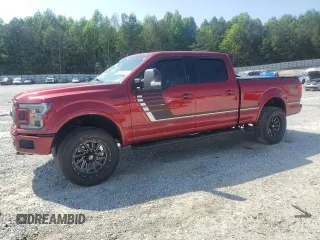 2019 Ford F-150 XL with VIN 1FTFW1E40KFC44614, listed as a Copart auction lot 56278995 with 125,525 mi miles and Salvage title. Bid and sale history available at DreamBid. Image 1.