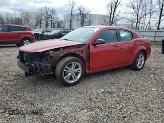 2014 Dodge Avenger SE with VIN 1C3CDZAB0EN166815, listed as a Copart auction lot 53706095 with 136,343 mi miles and Salvage Title. Bid and sale history available at carsss.com. Image 1.