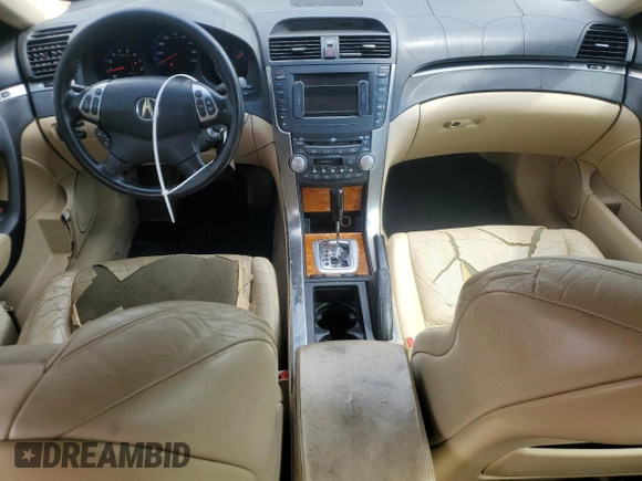 2005 Acura TL with VIN 19UUA66275A003541, listed as a Copart auction lot 52414075 with 193,956 mi miles and Salvage Title. Bid and sale history available at carsss.com. Image 8.