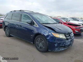2014 Honda Odyssey LX with VIN 5FNRL5H23EB013044, listed as a IAAI auction lot 41644270 with 244,271 mi miles. Bid and sale history available at carsss.com. Image 1.