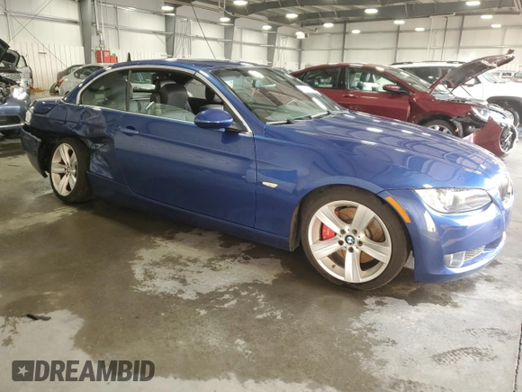 2008 BMW 3 Series 335i with VIN WBAWL735X8PX54458, listed as a Copart auction lot 71010104 with 56,304 mi miles and Salvage Title. Bid and sale history available at carsss.com. Image 4.