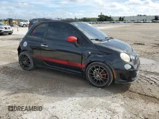 2013 FIAT 500 Abarth with VIN 3C3CFFJH5DT664746, listed as a Copart auction lot 79467384 with 84,548 mi miles and Salvage Title. Bid and sale history available at carsss.com. Image 4.