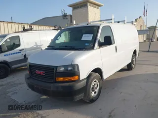 2022 GMC Savana Cargo Van with VIN 1GTW7AFPXN1139117, listed as a IAAI auction lot 41840493 with 107,784 mi miles. Bid and sale history available at carsss.com. Image 17.