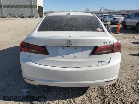 2015 Acura TLX V6 Tech with VIN 19UUB3F59FA008425, listed as a Copart auction lot 41960845 with 155,290 mi miles and Salvage Title. Bid and sale history available at carsss.com. Image 6.