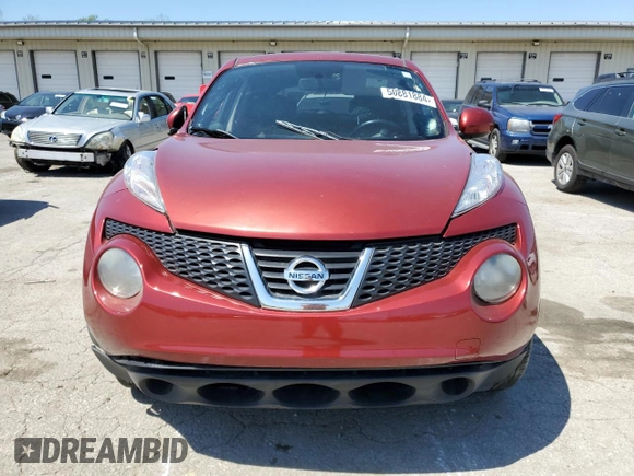 2012 Nissan Juke SL with VIN JN8AF5MR2CT102481, listed as a Copart auction lot 50881884 with 117,640 mi miles and Clean Title. Bid and sale history available at carsss.com. Image 5.