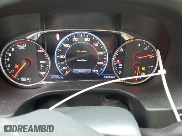 2020 GMC Acadia Denali with VIN 1GKKNPLS2LZ160451, listed as a Copart auction lot 47613745 with 53,214 mi miles and Salvage title. Bid and sale history available at DreamBid. Image 9.