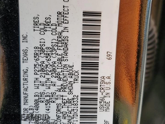 2013 Toyota Tundra z VIN 5TFUY5F17DX318332, wystawiony jako Copart lot #88794955 z przebiegiem 113 064 mil mil oraz Szkoda całkowita • Salvage title. Historia ofert i sprzedaży dostępna na DreamBid. Obrazek 15.