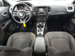 2017 Jeep Compass Sport with VIN 3C4NJCAB7HT668302, listed as a Copart auction lot 86572424 with 217,437 mi miles and Salvage Title. Bid and sale history available at carsss.com. Image 8.