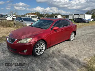 2006 Lexus IS 250 with VIN JTHCK262762007289, listed as a Copart auction lot 87474844 with 106,668 mi miles and Clean Title. Bid and sale history available at DreamBid. Image 2.