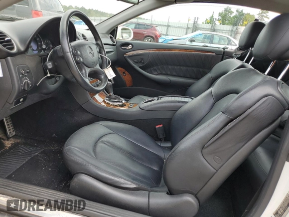 2006 Mercedes-Benz CLK-Class 3.5L with VIN WDBTK56H56F178542, listed as a Copart auction lot 67476684 with 126,404 mi miles and Salvage Title. Bid and sale history available at carsss.com. Image 7.