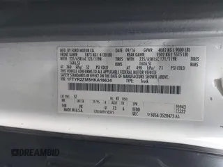 2017 Ford Transit с VIN 1FTYR2ZM5HKA18634, выставлен на аукционе IAAI как лот 41675775 с пробегом 263 278 миль миль и . История ставок и продаж доступна на DreamBid. Изображение 9.