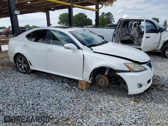 2010 Lexus IS 250 z VIN JTHBF5C21A2094623, wystawiony jako Copart lot #54893375 z przebiegiem 135 128 mil mil oraz Szkoda całkowita • Salvage title. Historia ofert i sprzedaży dostępna na DreamBid. Obrazek 4.
